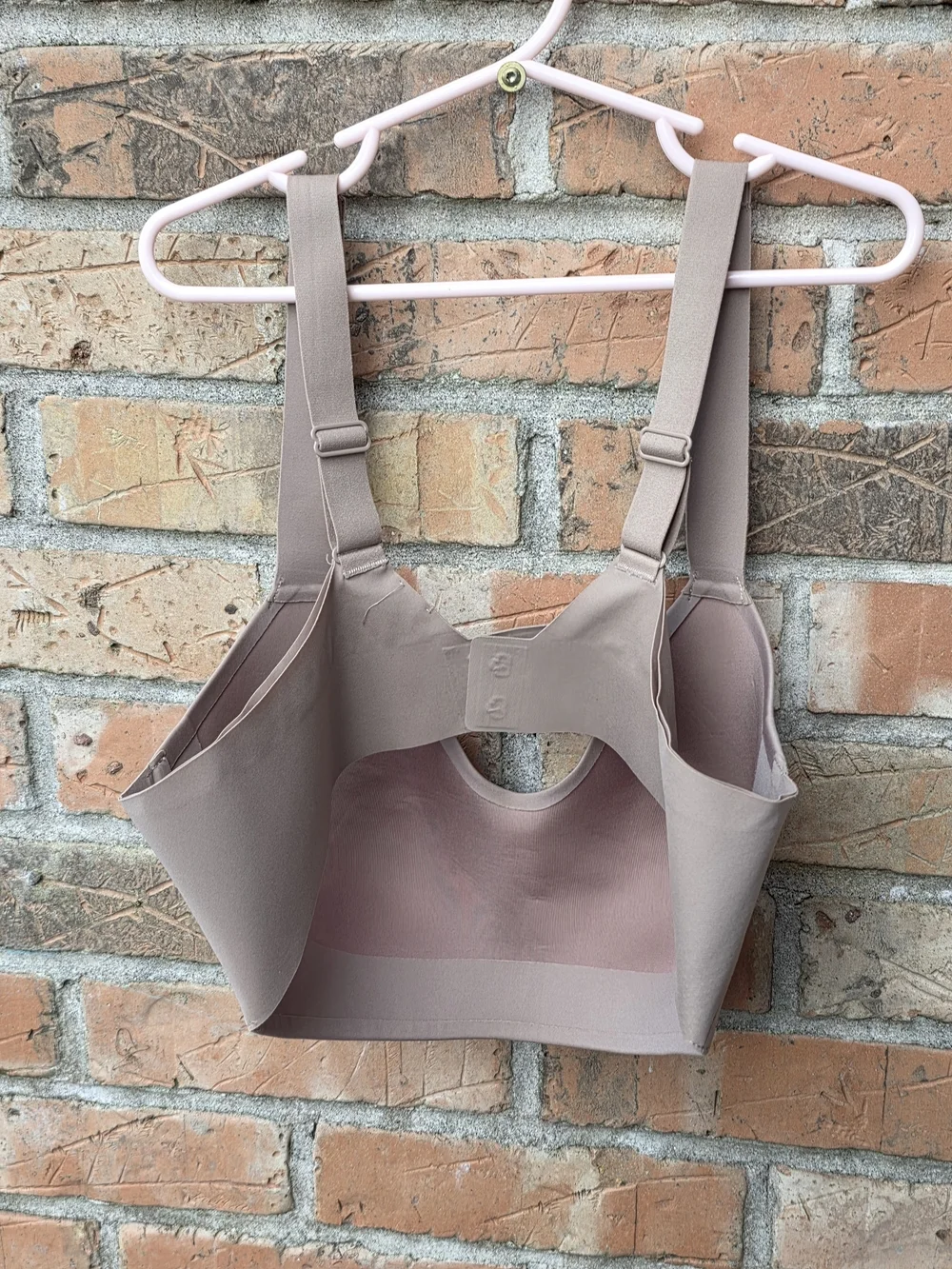 lululemon athletica Smooth Wireless Bra in Taupe